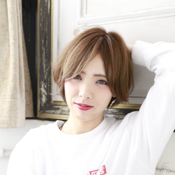 小顔☆☆ひし形ショート|manon hair design..