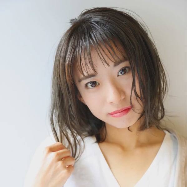 大人かわいい、ひし形ナチュラルボブ|Ricetta