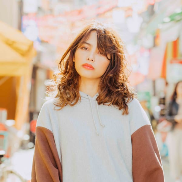 ナチュラルパーマスタイル