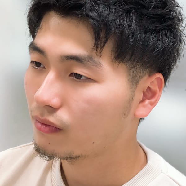 メンズ 髪型 ソフモヒ ツーブロック