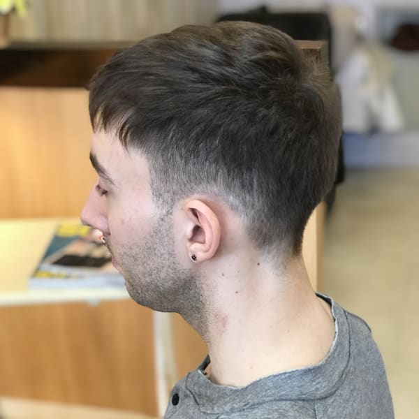 外国人風刈り上げスタイル