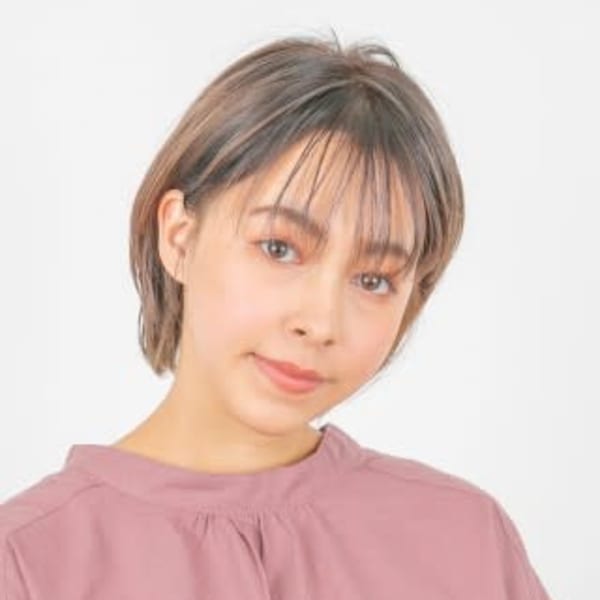 シースルー×ナチュラルボブ