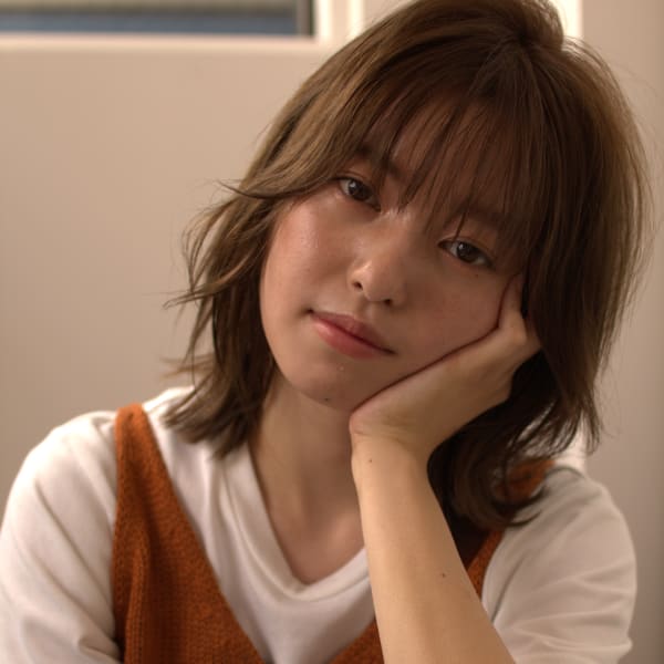 小顔カット_マニッシュ _フレンチボブ _美髪_ネイビーカラ|acoron 新宿