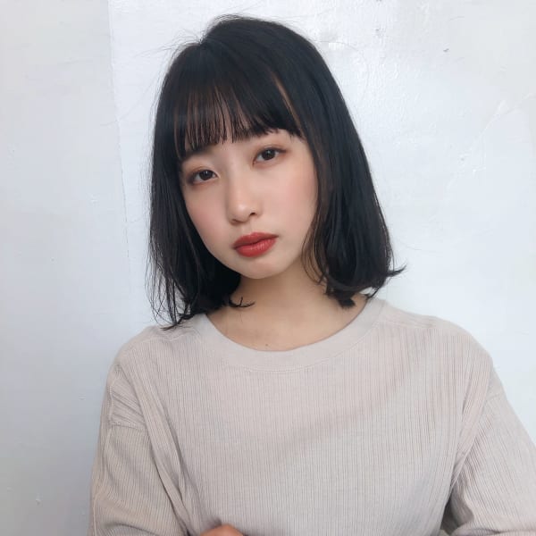 ツヤボブ　ワンカールパーマ【K_73】