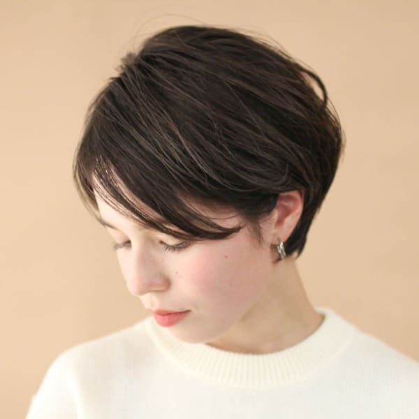 オススメ順 40代 キュート ショートの髪型 ヘアスタイル 楽天ビューティ