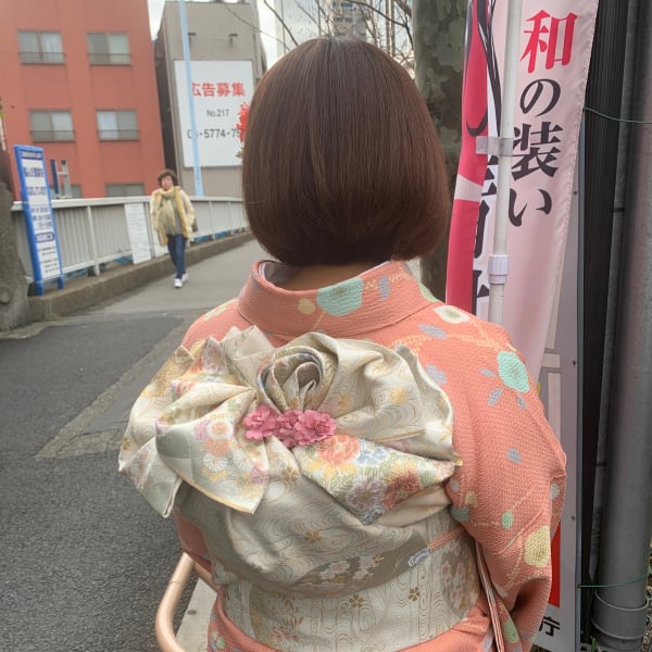 着付けヘアセット(変わり結び)