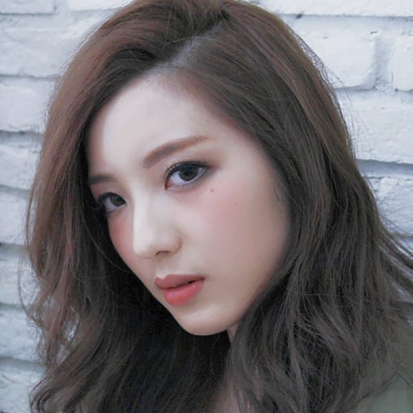 クールなミディアムパーマ