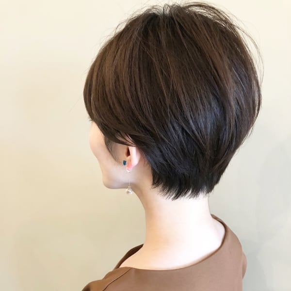 後頭部ふんわりショート【ショートカット/ボブ/NOUS】
