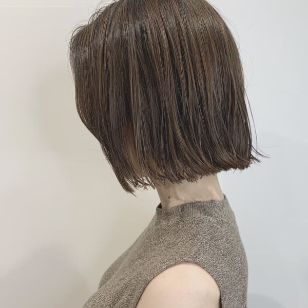 外国人風、切りっぱなしボブ|2nd