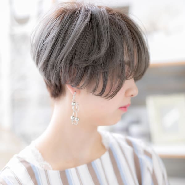 外国人風3Dカラーで垢抜け小顔エアリーボブ　トリートメント