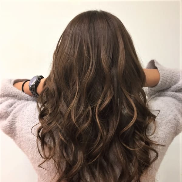 【ロングナチュラルハイライト】