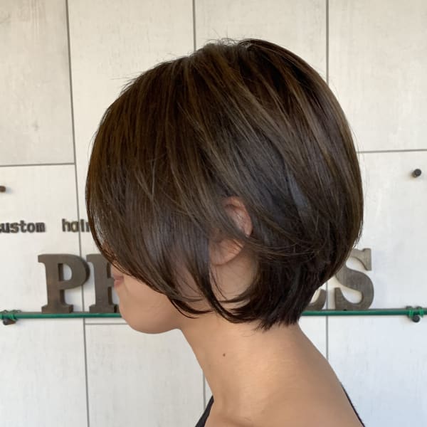 ハンサムショートグラデーション