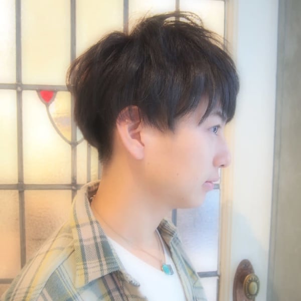 ツーブロックショート