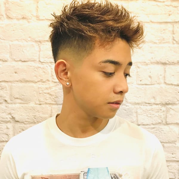 外国人風 フェード×ジェットモヒカン