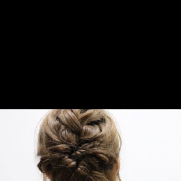 ハーフアップアレンジ