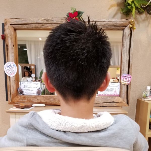 キッズ×刈り上げベリーショート