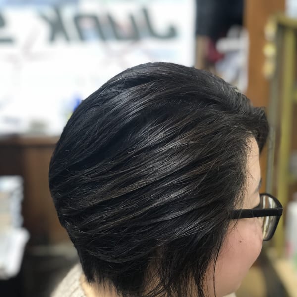 手櫛で仕上げるショートスタイル|Junk Style for hair create