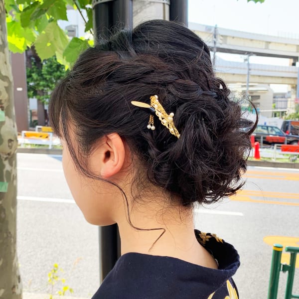 浴衣着付け＆ヘアーセット