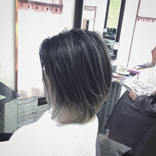 オススメ順 ボブ グラデーションカラー ショートの髪型 ヘアスタイル 楽天ビューティ オススメ順 ボブ グラデーションカラー ショートの髪型 ヘアスタイル 楽天ビューティ
