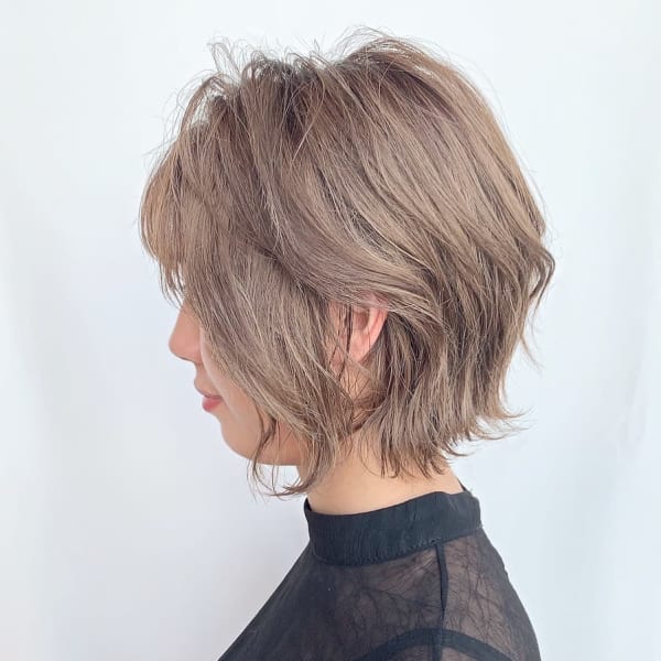 ゆるふわ外ハネミディ 