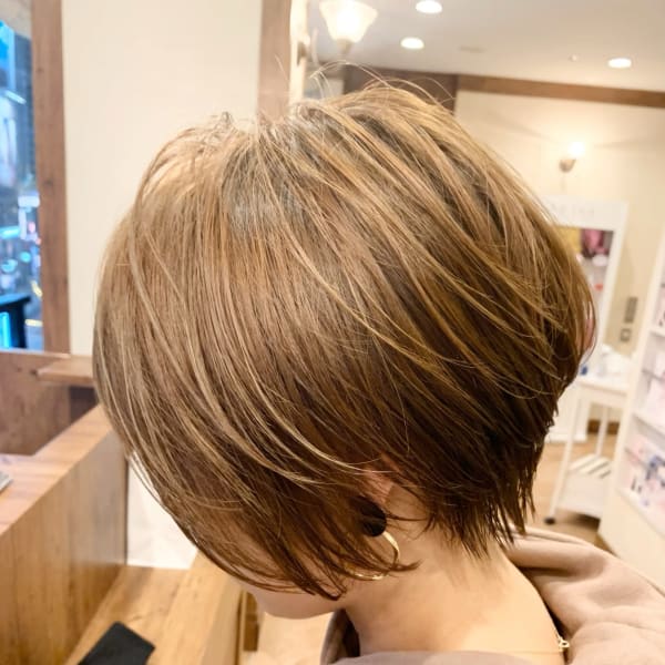 前下がりショート/ハイライト