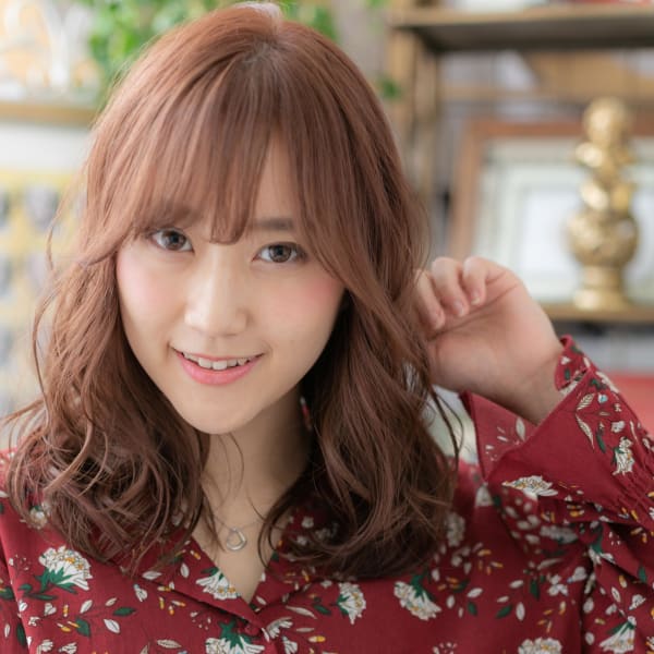 女子力UP！くせ毛風ラブミックスウェーブ　ベージュカラー