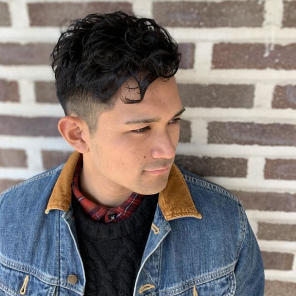 外国人風 メンズ パーマ