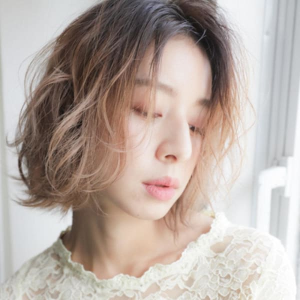 アンニュイ系惑わせかき上げミディ