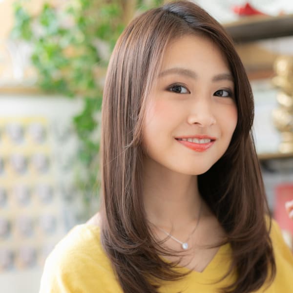 美人顔☆大人かわいいツヤセミロング ブランジュ