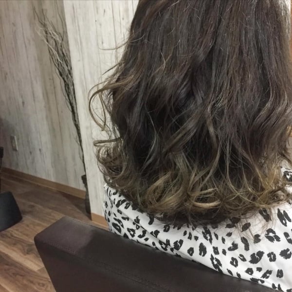 A.hair×ハイライトグラデーションカラー