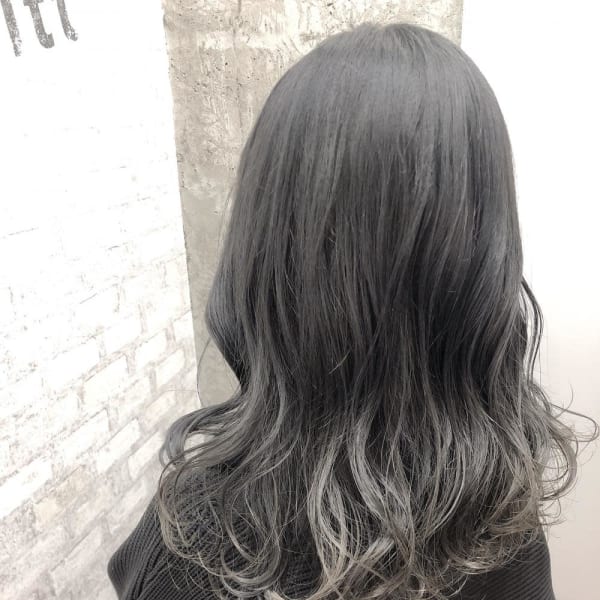 keistyle＊プラチナシルバーグラデーション