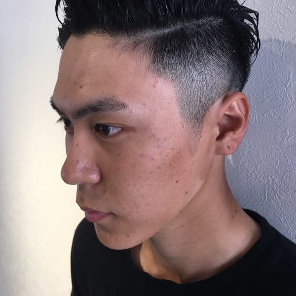 メンズオールバック