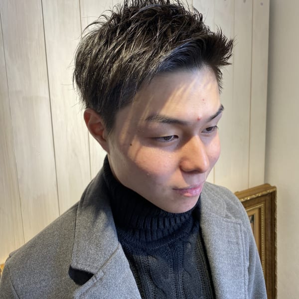 ツーブロックベリーショート