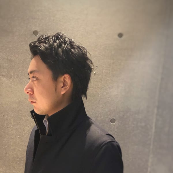 ビジネスマンに人気！ショートパーマ　(リアルお客様スタイル)