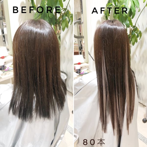 オススメ順 代 エクステ セミロングの髪型 ヘアスタイル 楽天ビューティ