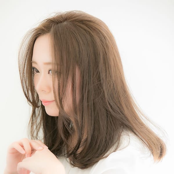 【Euphoria　金沢】抜け感ゆるふわシースルーミディアム