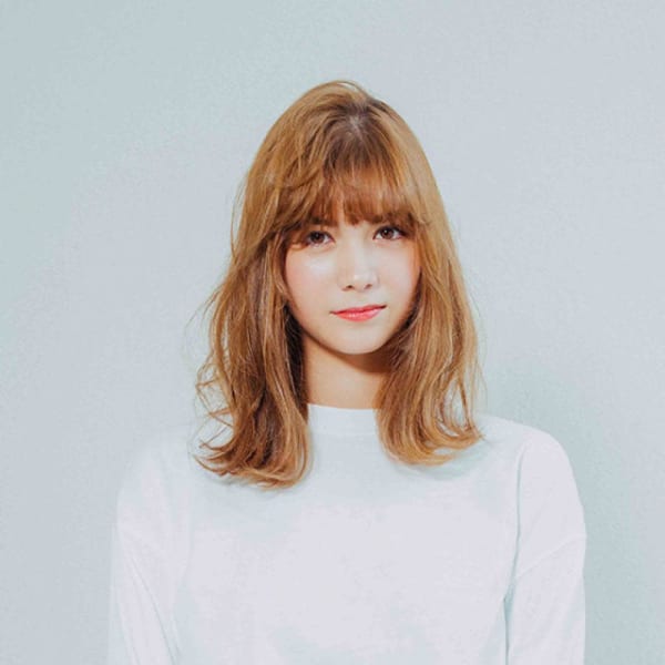 ハイトーンゆるふわミディ