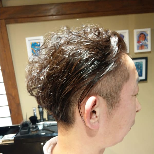 メンズのオススメ順 50代 カール ベリーショートの髪型 ヘアスタイル 楽天ビューティ