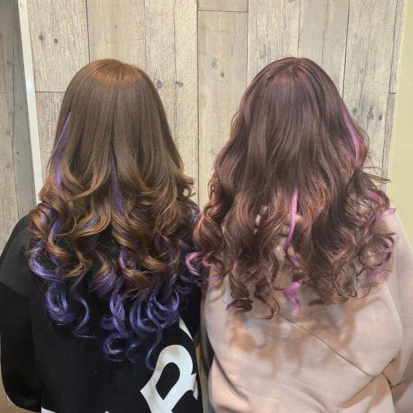 双子ちゃん★カラー&エクステ