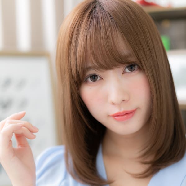 シースルーバングが大人かわいい♪ラブストレート 伸ばしかけ