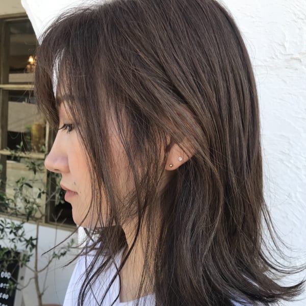 半個室型美容室 Sourire 高城店×ミディアム|半個室型美容室 Sourire 高城店