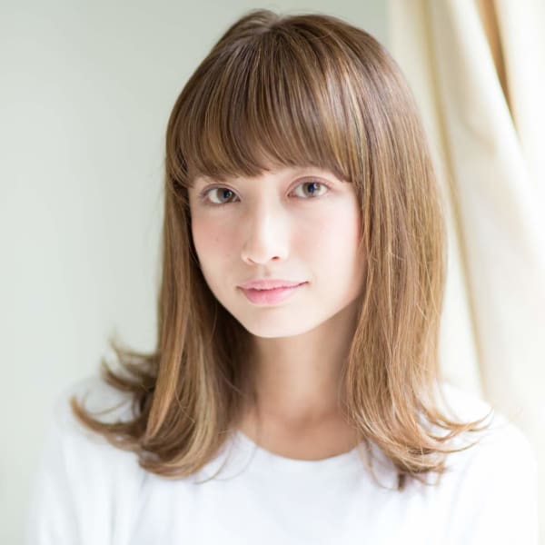 外ハネストレート|ex-fa  hair cherir (旧ガーデン店)