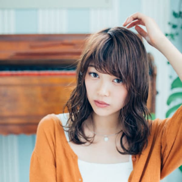 ヘルシーウェーブセミディ|ex-fa  hair cherir (旧ガーデン店)