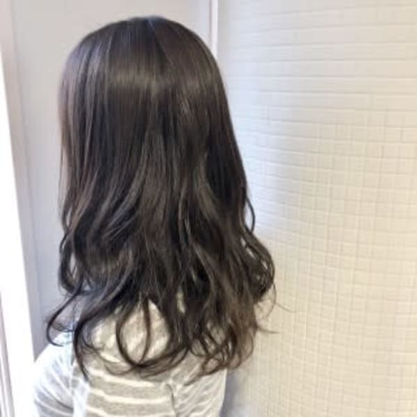 ブリーチなしグレージュ