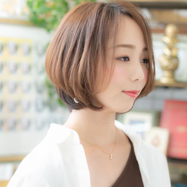 王道★前下がりのひし形大人ボブ トリートメント