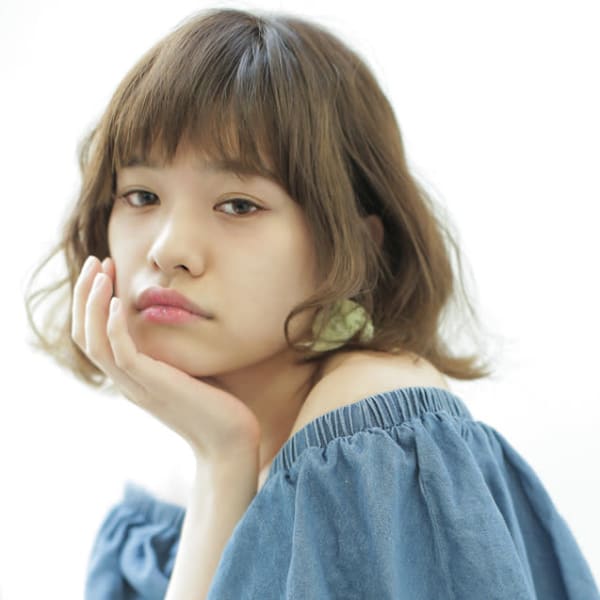 ミニマムボブ×モードミディ×透明感3Dカラー