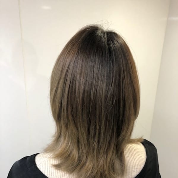 3Dカラー ミディアム外ハネ