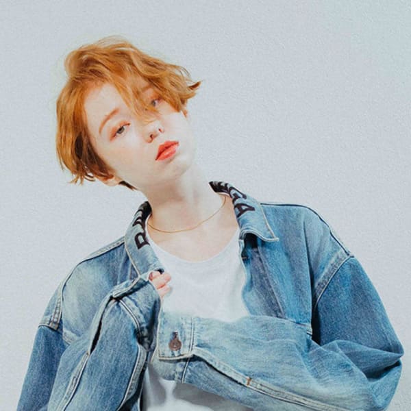 くせ毛風ハンサムショート