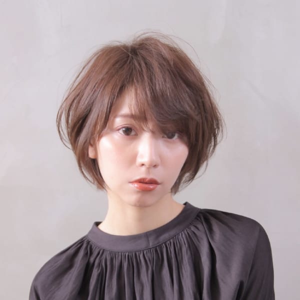 ふんわりくびれグラデーションボブ|a Gland 梅田本店