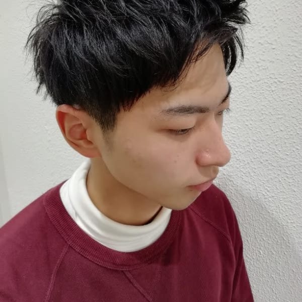 アップバングショートスタイル【Ash元住吉店ヘアスタイル】